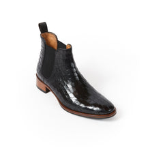 Load image into Gallery viewer, Chelsea boot black crocodile
