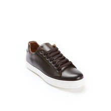 Carica l&#39;immagine nel visualizzatore di Gallery, Classic lace-up sneaker dark brown
