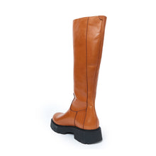 Load image into Gallery viewer, Knee high boot whisky brown
