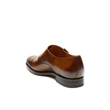 Load image into Gallery viewer, Goodyear straight cap monk strap tan brown
